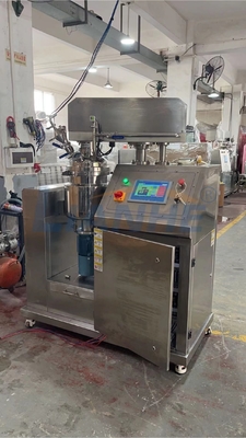 Küçük Laboratuvar Emülgatör Karıştırıcı Yüksek Kesme Homojenizatör Diş Macunu Karıştırma Makinesi