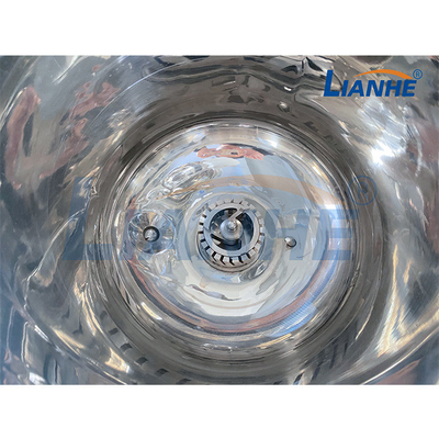 SUS316L Vakum Homojenleştirici Mikser Losyon Emülgatör Kozmetik Karıştırma Tankı Yapımı
