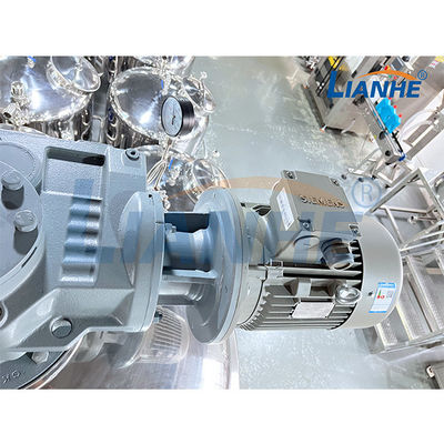 Karıştırıcı ile Buhar Isıtma Vakum Emülgatör Karıştırıcı Kozmetik Merhem Karıştırma Tankı