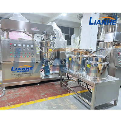 Hydraylic Kaldırma Sistemli 50L Vakum Emülgatör Karıştırıcı Endüstriyel Karıştırma Tankı
