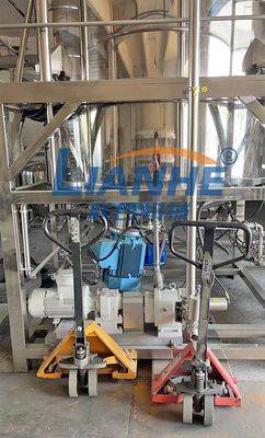 3000L Vakum Emülsifiye Mikser, Load Cell Kozmetik Krem Yapma Makinesi ile