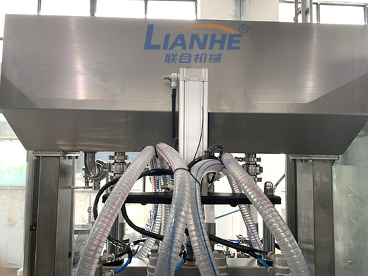 Otomatik 4 Nozullu Piston Dolum Makinesi Yüksek Hızlı