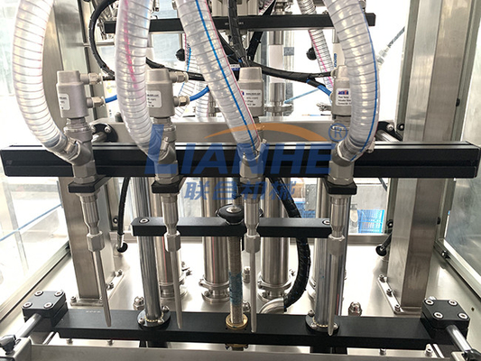 Otomatik 4 Nozullu Piston Dolum Makinesi Yüksek Hızlı