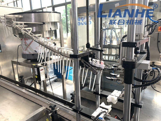 Paslanmaz Çelik 304 Otomatik Kapak Vidalama Makinesi Şişe Kapağı Mühürleyen