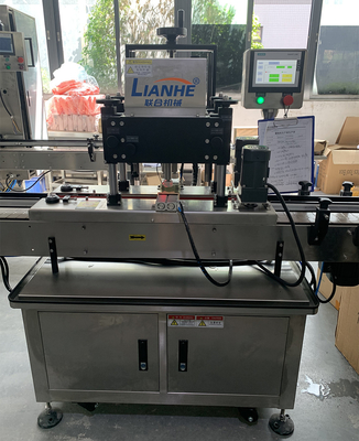 Paslanmaz Çelik 304 Otomatik Kapak Vidalama Makinesi Şişe Kapağı Mühürleyen