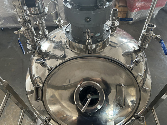 300L Vakum Emülgatör Karıştırıcı Akış Ölçerli Özel Karıştırma ve Isıtma Tankı