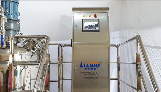 300L Vakum Emülgatör Karıştırıcı Antijen Reaktif Çözeltisi Yapma Makinesi Isıtma tankı