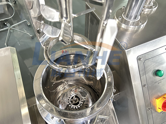 10L 20L Kozmetik Krem Losyon Yapma Makinesi Vakum Emülsifiye Karıştırıcı makinesi