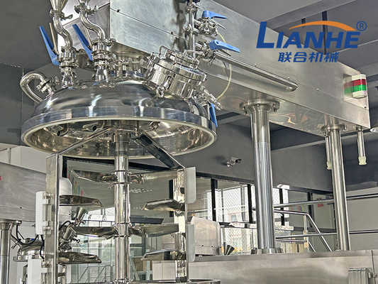 300L İç ve Dış Sirkülasyon Vakum Homojenizatör Krem Karıştırma Makinesi