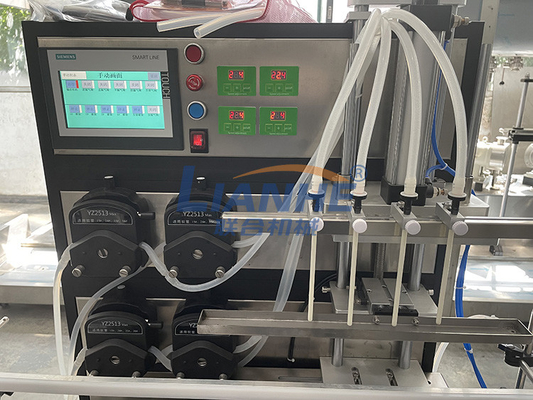 Peristaltik Pompa Otomatik Dolum Makinesi Hidrojen Peroksit Korozyon Önleyici