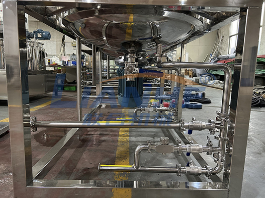 Sabit Tip Vakum Homojenizatör Kozmetik Krem Karıştırıcı Losyon Merhem Karıştırma Makinesi