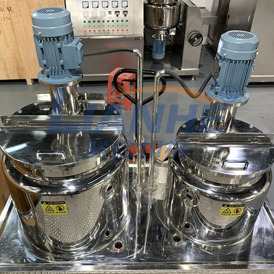 Paslanmaz Çelik PLC Vakum Emülgatör Mikser Makinesi 150L Pratik