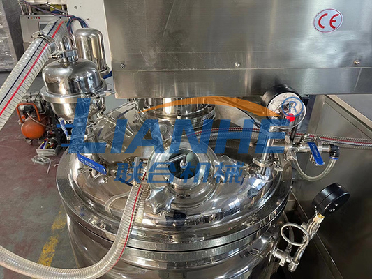 Kozmetik Krem Vakum Emülgatör Karıştırıcı 300L-500L Karıştırıcı 65 Rpm