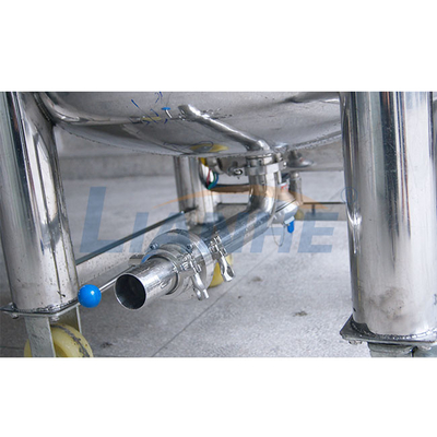 1.5KW 200L Dezenfektan Homojenizatör Emülgatör Karıştırıcı Isıtma Ceketli