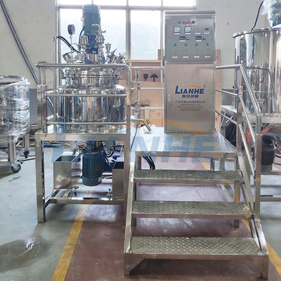 65 Rpm 100L Vakum Emülgatör Karıştırıcı Homojenizatör Kozmetik İçin
