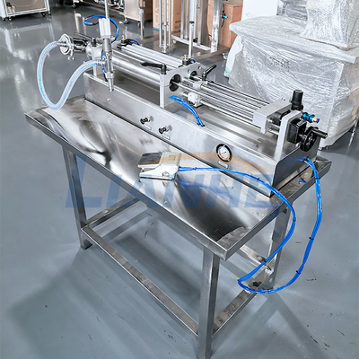 Yarı Otomatik Sıvı Dolum Makinesi 0.6-0.8MPa Yatay Dayanıklı