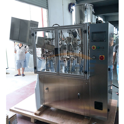 220V Otomatik Merhem Tüpü Dolum ve Kapama Makinesi Kararlı Pratik