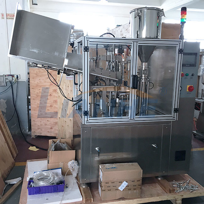 110V / 220V Krem Tüp Dolum Makinesi Uzunluğu 210mm Düşme Önleyici Kararlı