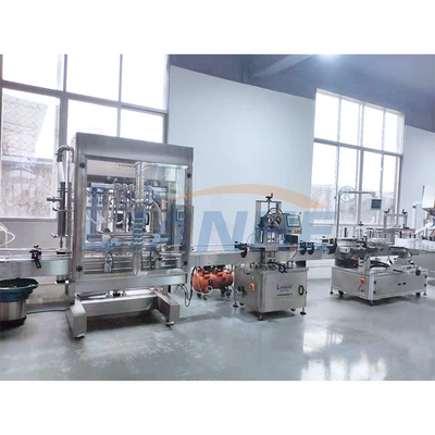 Kararlı 60Hz Çamaşır Deterjanı Dolum Makinesi, Paslanmaz Şampuan Şişe Dolgusu