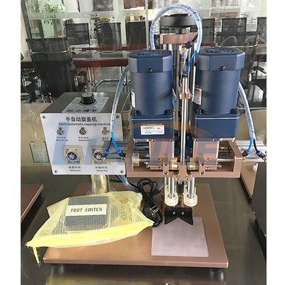 4 Silindirli Yarı Otomatik Şişe Kapatma Makinesi 220V / 110V