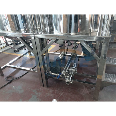 Sirkülasyon Sistemli 3 Katmanlı Losyon Homojenizatör Emülgatör Karıştırıcı