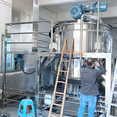 3T 65RPM Küçük Şampuan Yapma Makinesi, Paslanmaz Sabun Yapma Mikser Makinesi