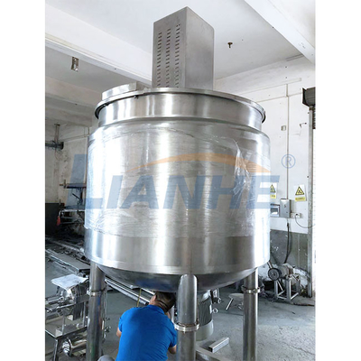 GMP 7.5KW Deterjan Karışım Makinesi, Antikorozif Kozmetik Karıştırıcı Ekipmanları