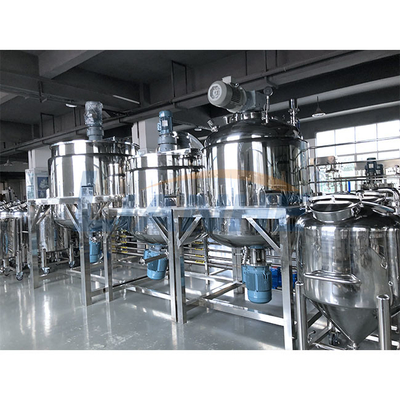 3000L Ketçap Sirkülasyon Pompalı Yüksek Kesmeli Emülgatör Karıştırıcı Yapımı
