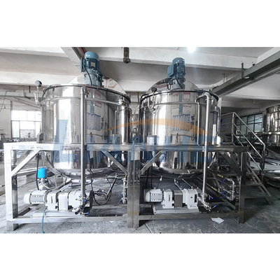 3000L Ketçap Sirkülasyon Pompalı Yüksek Kesmeli Emülgatör Karıştırıcı Yapımı