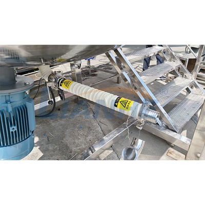 LIANHE Yarım Açık Homojenizatör Emülgatör Karıştırıcı, Paslanmaz Çelik Kimyasal Karıştırma Tankları