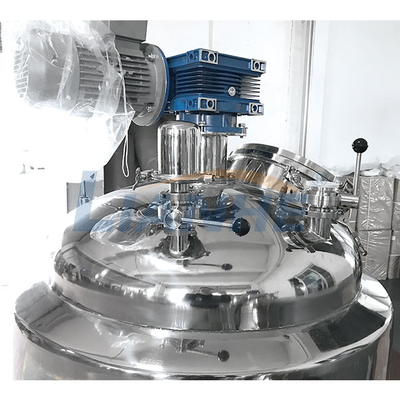 Mühürlü Tip 500L Paslanmaz Çelik Karıştırma Tankları, Hareketli Kozmetik Karıştırma Ekipmanları