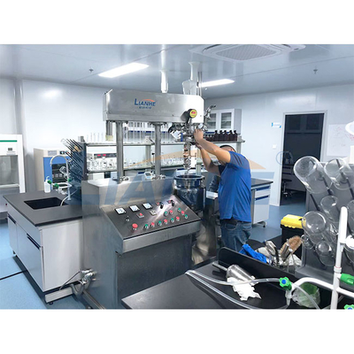 Kozmetik Krem Yapımı İçin Küçük Lab 65 Rpm Yüksek Kesme Emülgatör Karıştırıcı