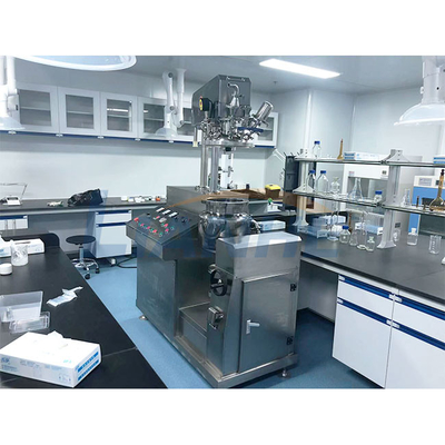 Krem 10L SUS316L Malzeme için 3 Katmanlı Lab Emülsiyon Karıştırıcı Makinesi