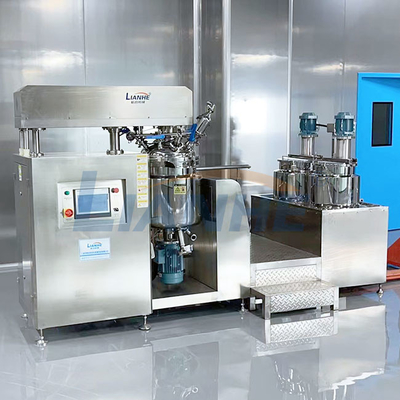 Krem Homojenleştirici için Elektrikli 50L PLC Yüksek Kesme Emülgatör Karıştırıcı