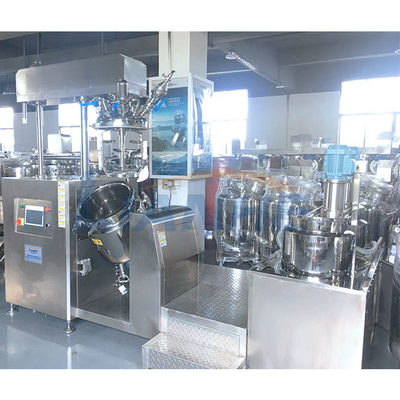 Krem Homojenleştirici için Elektrikli 50L PLC Yüksek Kesme Emülgatör Karıştırıcı