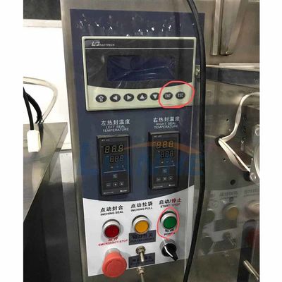 Krem Ambalaj için 220V / 110V 3.5KW Poşet Dolum Makinesi Elektrikli