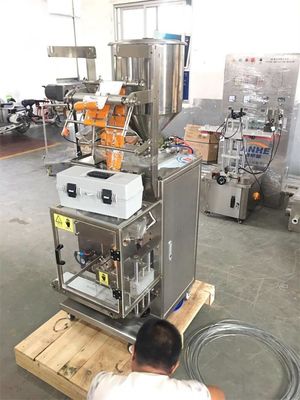 PLC Kontrollü Şampuan Poşet Dolum Makinesi 50ML Paslanmaz Çelik