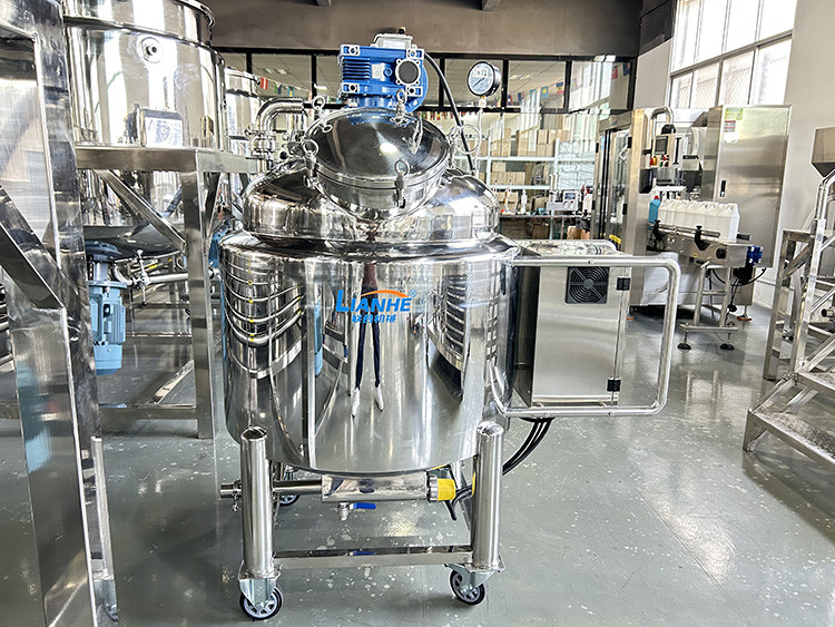 300L Sabit Kapak Tipi Isıtma Karıştırma Tankı Hareketli Düğme Kontrolü