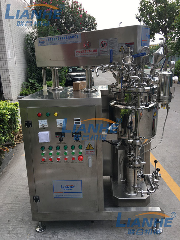 25L Small Scale High-End Vacuum Emulsifying Mixer European Standard