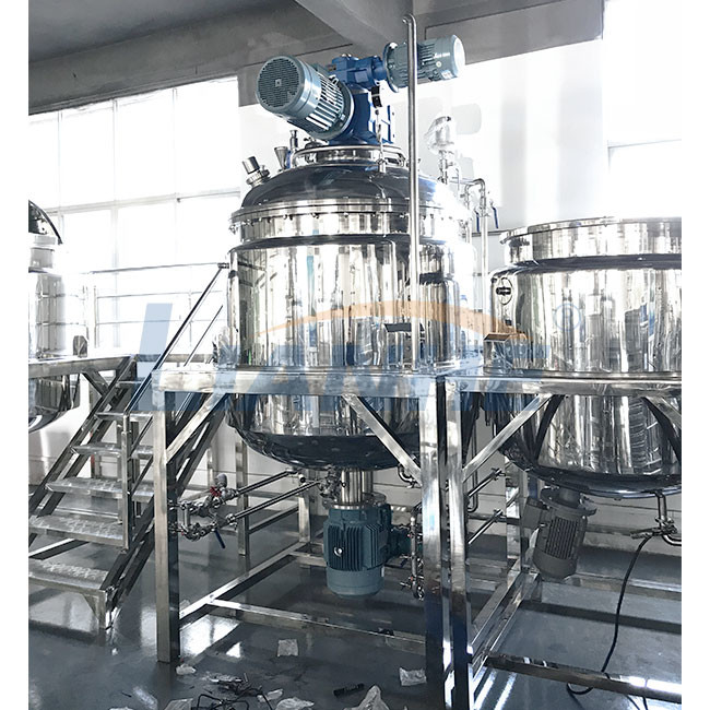 Sabit Tip Domates Ketçap Yapma Makinesi, 1000L Vakum Emülgatör Karıştırıcı